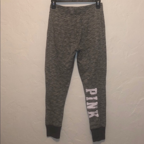 Victoria’s Secret PINK Grey Joggers XS Logo - Picture 4 of 6